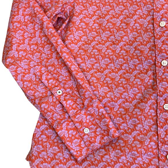J. Crew Liberty Fabric Slim-Fit Button-down Shirt in Toutouayette Fabric Red - Picture 12 of 16